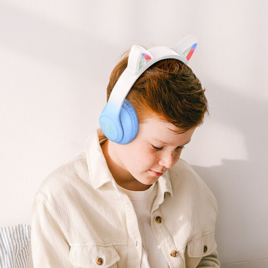 Ασύρματα Ακουστικά HOCO Cat Ear W42 Γαλάζιο