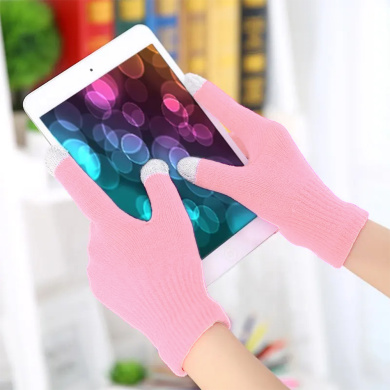 Γάντια Universal Touchscreen Thinny Γυναικεία one size Ροζ