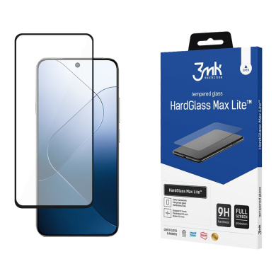 3MK HardGlass Max Lite Full Screen Xiaomi Xiaomi 14 Μαύρο