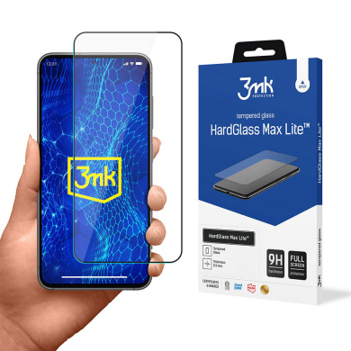 3MK HardGlass Max Lite Full Screen Samsung Galaxy S24 Plus Μαύρο