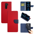 Θήκη Πορτοφόλι Sonique Trend Wallet Xiaomi Redmi 9 Κόκκινο / Σκούρο Μπλε