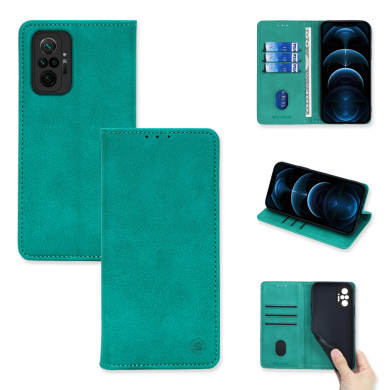 Θήκη Πορτοφόλι Vintage Magnet Wallet Sonique Xiaomi Redmi Note 10 Pro Βεραμάν