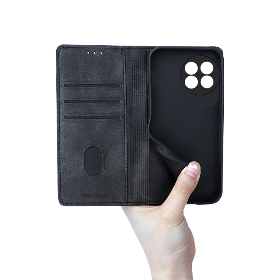 Θήκη Πορτοφόλι Vintage Magnet Wallet Sonique OnePlus 11 5G Μαύρο
