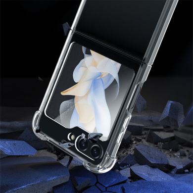 Θήκη Σιλικόνης Sonique Armor Clear Anti Shock Samsung Galaxy Z Flip 4 Διάφανο