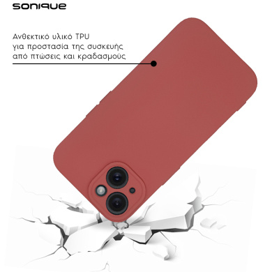 Θήκη Σιλικόνης My Colors Sonique Samsung Galaxy A55 5G Μπορντό Ανοιχτό