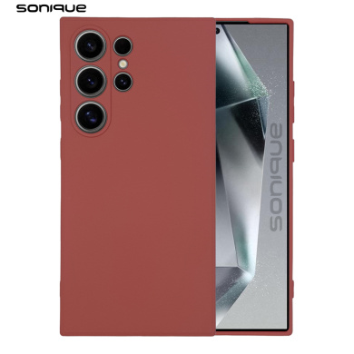 Θήκη Σιλικόνης My Colors Sonique Samsung Galaxy S24 Ultra Μπορντό Ανοιχτό