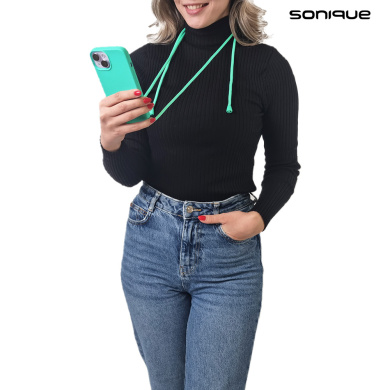Θήκη Σιλικόνης με Κορδόνι CarryHang Sonique Xiaomi Redmi Note 13 5G Γαλάζιο