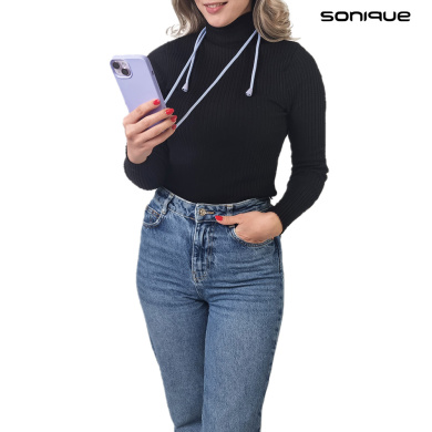 Θήκη Σιλικόνης με Κορδόνι CarryHang Sonique Samsung Galaxy A25 5G Λιλά