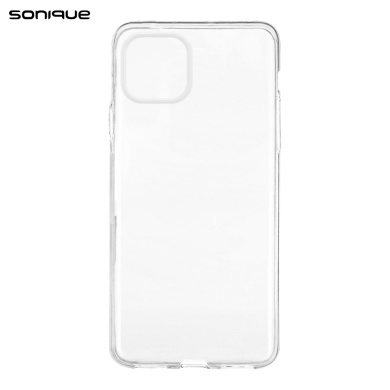 Θήκη Σιλικόνης Sonique Crystal Clear Apple (Big Hole) iPhone 15 Διάφανο