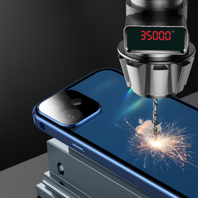 Μαγνητική Μεταλλική Θήκη 360° Full Protector Sonique για Apple iPhone 14 Pro Μπλέ