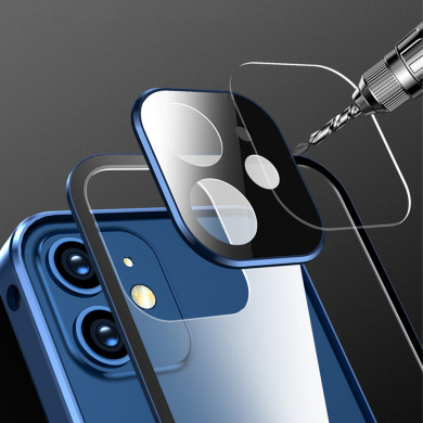 Μαγνητική Μεταλλική Θήκη 360° Full Protector Sonique για Apple iPhone 15 Μπλέ