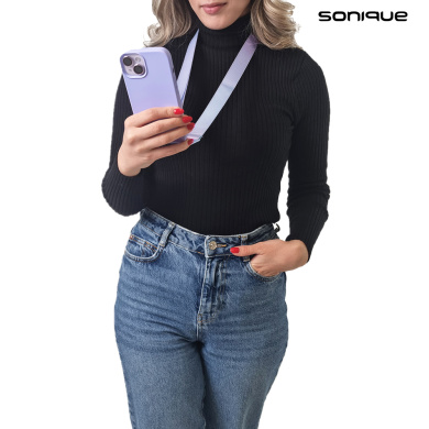 Θήκη Σιλικόνης με Strap CarryHang Sonique Xiaomi Poco F5 Pro 5G Λιλά