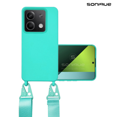 Θήκη Σιλικόνης με Strap CarryHang Sonique Xiaomi Redmi Note 13 5G Γαλάζιο