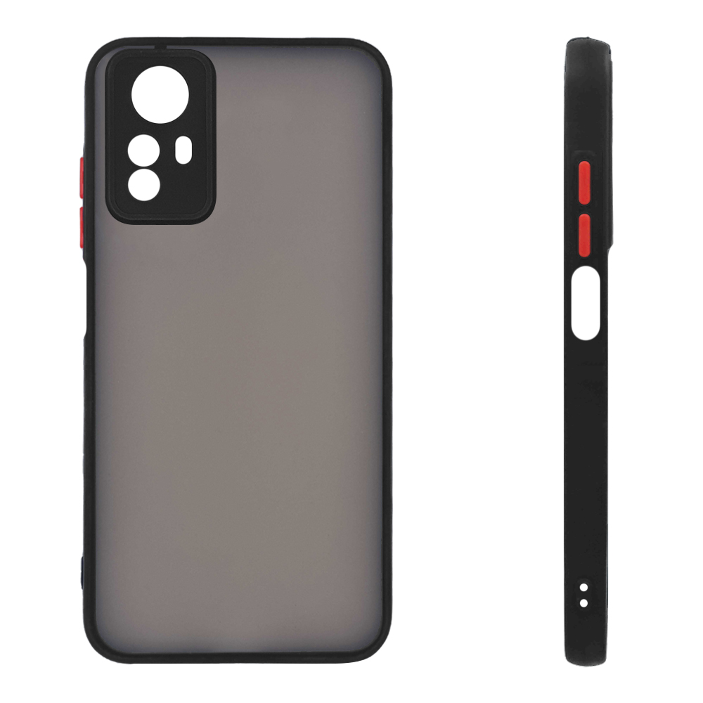 Θήκη Σιλικόνης Color Button Bumper Sonique Xiaomi Redmi Note 12s Μαύρο