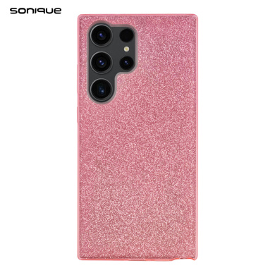Θήκη Σιλικόνης Sonique Shiny Samsung Galaxy S23 Ultra Ροζ