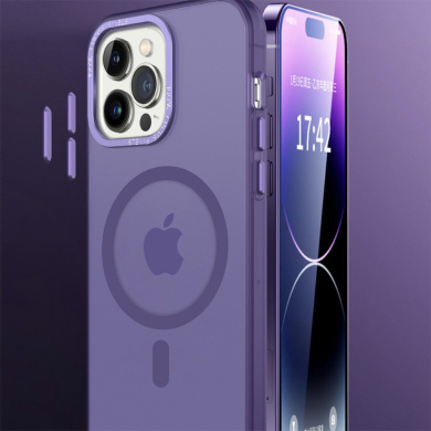 Θήκη Magnetic MagMatte Sonique Apple iPhone 15 Pro Μωβ