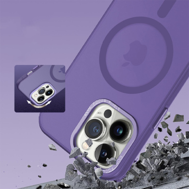 Θήκη Magnetic MagMatte Sonique Apple iPhone 15 Pro Μωβ