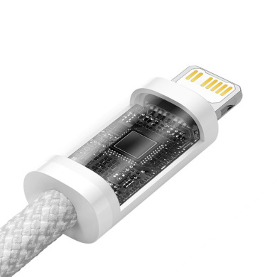Καλώδιο Baseus Dynamic Braided USB Typ C - Lightning PD20W Fast Charge 1 μέτρο Λευκό