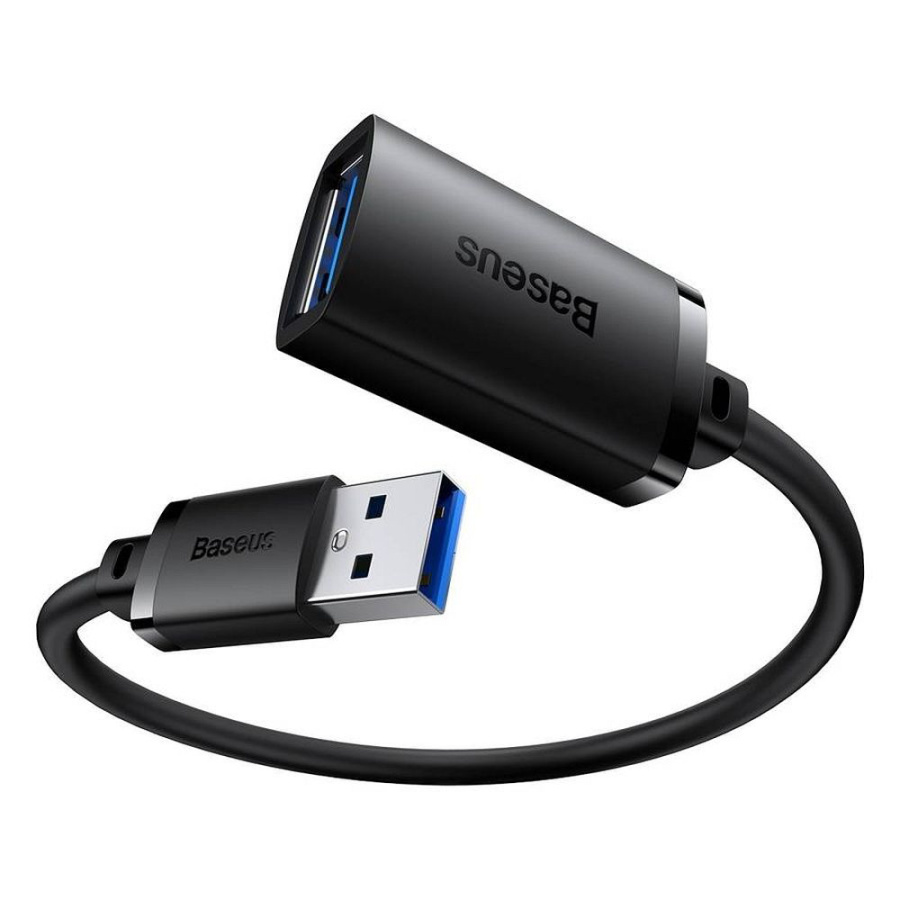 Καλώδιο Baseus AirJoy Series USB 3.0 Male - USB 3.0 Female 2A 0,5m Μαύρο