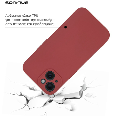 Θήκη Σιλικόνης My Colors Sonique Samsung Galaxy A25 5G Μπορντό Ανοιχτό