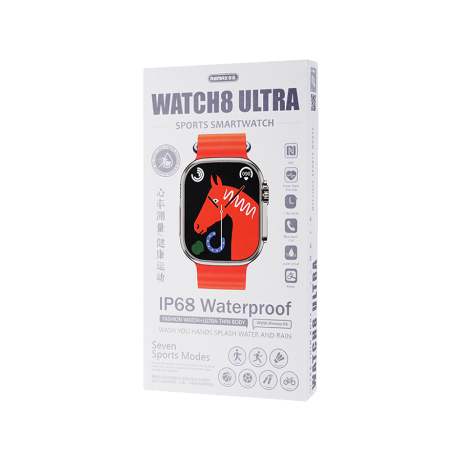 Smartwatch REMAX Sports Watch 8 Ultra Μαύρο / Χρυσό