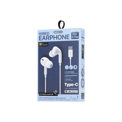 Ακουστικά Remax Type-C RM-575a Λευκό